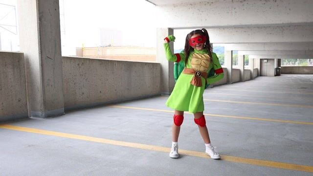 FUN96574CH Girl's TMNT Raphael Costume Dress