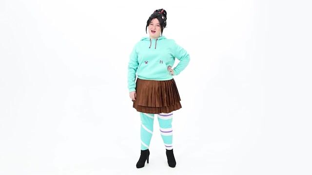 FUN4884PL Disney Plus Size Vanellope Wreck it Ralph Costume