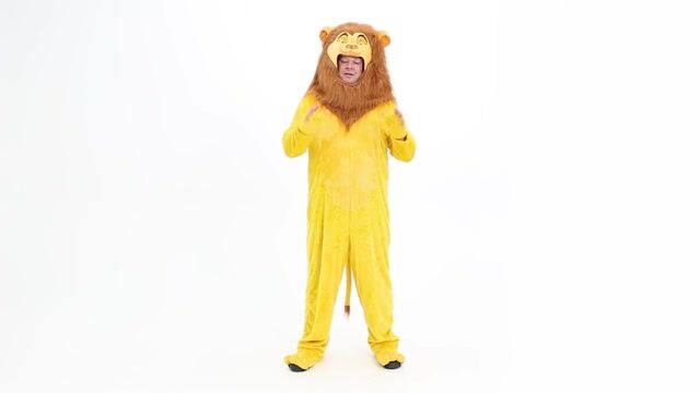 FUN7348PL Men's Plus Size Disney The Lion King Mufasa Costume