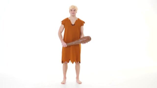FUN1422AD Men's Classic Flintstones Barney Costume