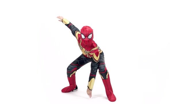 JWC0731 Spiderman Integrated Suit 360 Action Rotation