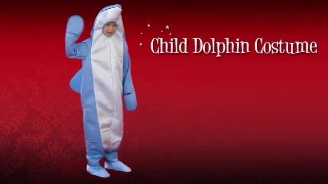 Your child will enjoy leaping through the waves in this dolphin costume for kids. This is an exclusive costume from Halloween Costumes.com