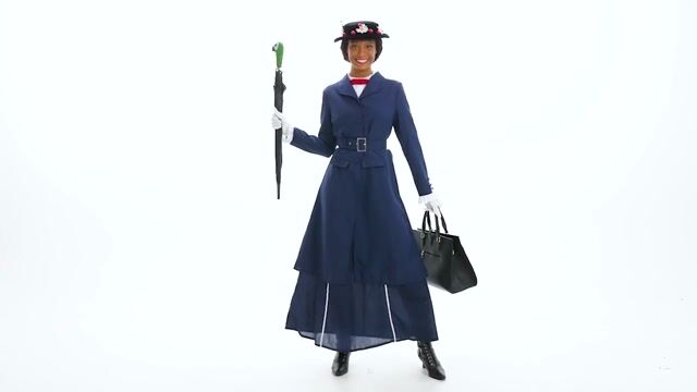 With its charming style, you'll be ready to spread a little magic and perhaps even sing a song or two from the beloved film when you wear this exclusive Women's Mary Poppins Costume.