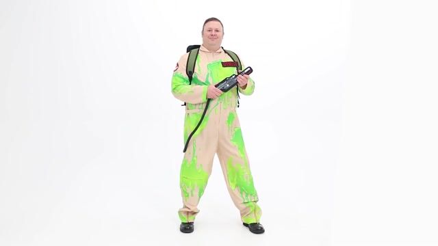 Catch ghosts while in style when you wear our exclusive Plus Size Slime-Covered Adult Ghostbusters Costume! This costume is perfect for Halloween or themed parties, get ready to save the day!