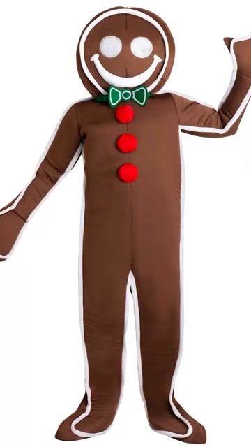 FUN6484AD Ai Mens Iced Gingerbread Man