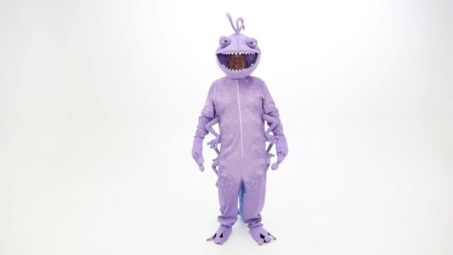 FUN4778PL Men's Plus Size Disney and Pixar Monsters Inc Randall Costume