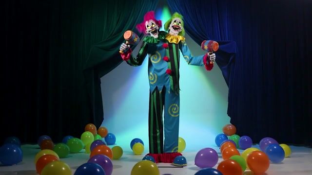Frighten your guests with our exclusive Double Trouble Demon Clown Animatronic. Featuring eerie animations and a sinister clown design, this guy is perfect for haunted houses or themed parties.