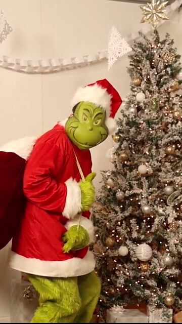 Steal the spotlight (and maybe some Christmas cheer) with our Men's Grinch Santa Deluxe Jumpsuit with Mask. Perfect for holiday parties or bringing Dr. Seuss’s classic character to life in style!