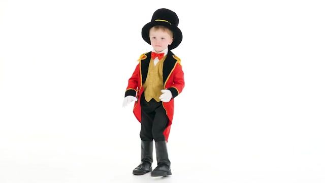When they wear this Toddler Ringmaster Costume, the circus will probably be the best ever with them at the helm!