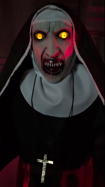 Conjure pure terror with the 64-Inch The Nun Animatronic Prop Decoration! With glowing eyes, eerie movements, and chilling sound effects, this demonic figure brings the horror of The Conjuring universe straight into your home or haunted setup. Beware—she’s always watching!