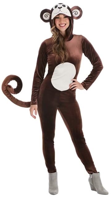 FUN6963AD Ai Womens Monkey Around Jumpsuit