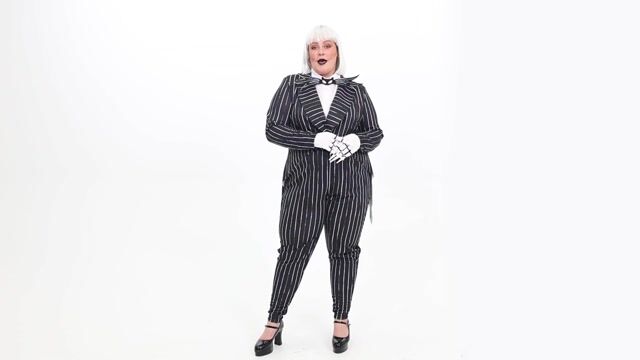 FUN4811PL Women's Plus Size Disney Jack Skellington Costume