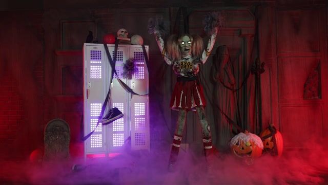 Dead Squad Debbie the Zombie Cheerleader Animatron