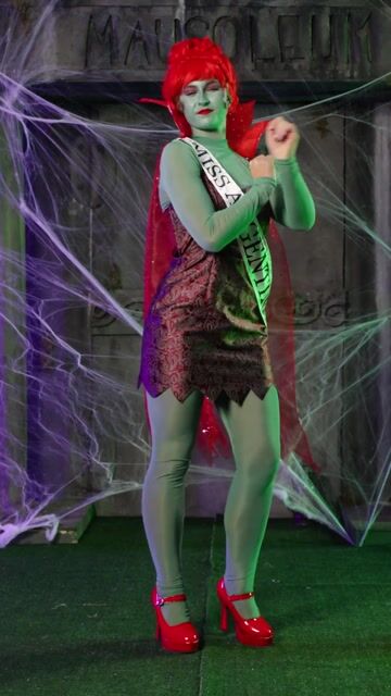 FUN98112AD Adult Beetlejuice Receptionist Miss Argentina Costume