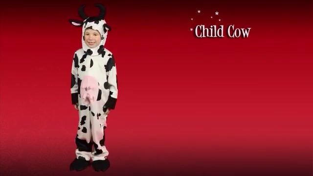 This little guy is going to love being in the farm yard with this Toddler Cow Costume. Just teach him how to moo and he'll fit right in!
