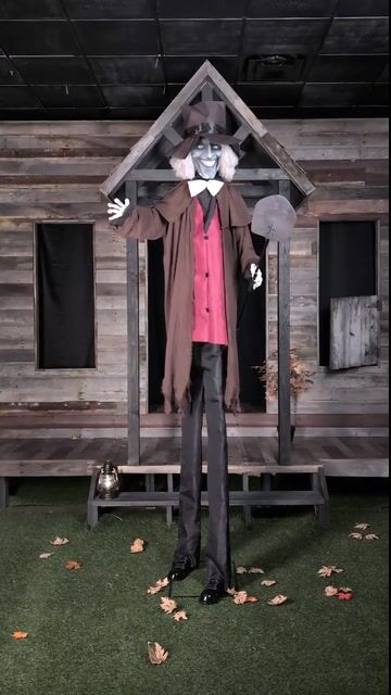 Meet Gregor the Grave Digger—an animatronic nightmare come to life! With a moving head, glowing eyes, and creepy audio effects, Gregor is ready to unearth terror in your Halloween display. Just don’t let him dig too deep...