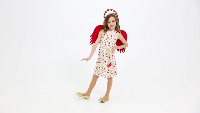 FUN4990CH Girl's Cutie Cupid Costume Dress