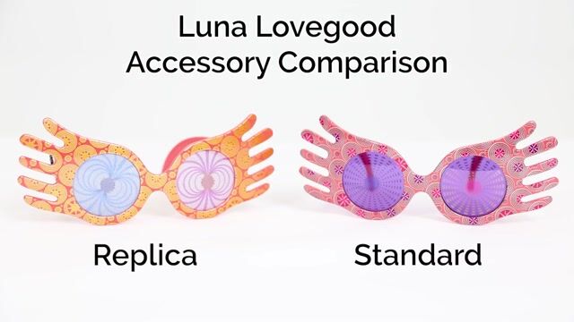 Skip on into the magical world of Harry Potter with these Luna Lovegood Replica Glasses! These glasses are perfect to add to your whimsical cosplay outfit!