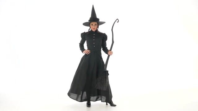FUN3000AD_ Women's Witch Deluxe Costume