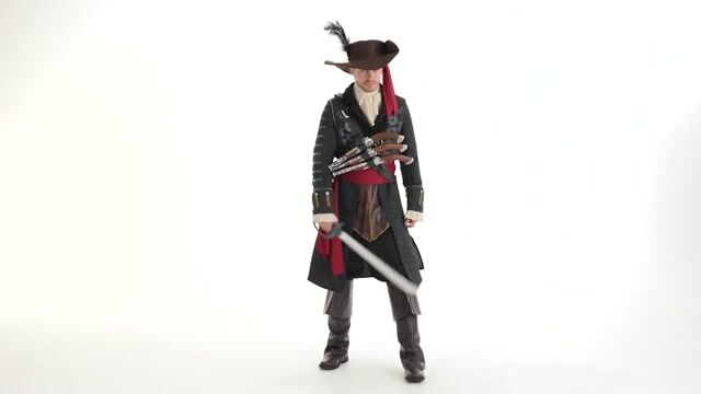 Rule the high seas in this Plus Size Blackbeard Costume for Men! With a look as menacing as the legendary pirate himself, you'll be ready to plunder treasure, command a crew, and make a name that echoes through history. Whether for a costume party or a swashbuckling adventure, this outfit guarantees a fearsome and unforgettable presence!