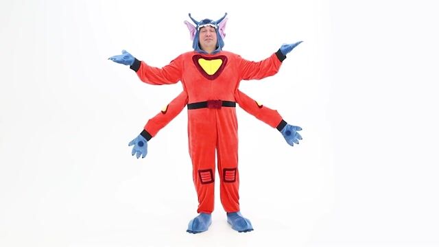 FUN4809PL Plus Size Disney Alien Stitch Costume