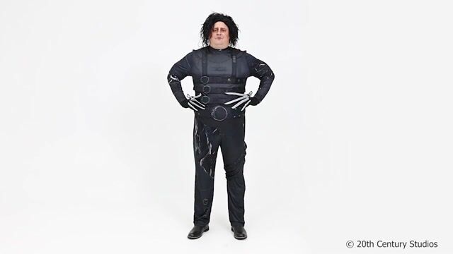 FUN2854PL Plus Size Edward Scissorhands Costume for Men
