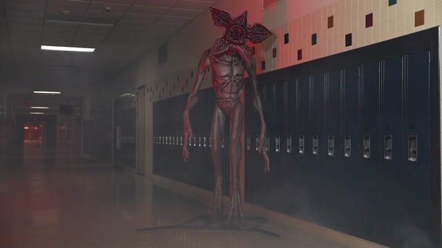 Step into the Upside Down with this massive 8FT Animatronic Stranger Things Demogorgon Decoration! With terrifying sound effects, movement, and monstrous detail, it’s a Stranger Things nightmare come true.