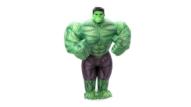 JWC4268 Hulk Inflatable Adult 360 Action Rotation