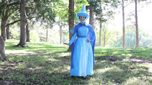 FUN7491AD Adult Disney Merryweather Sleeping Beauty Costume_LegalLine