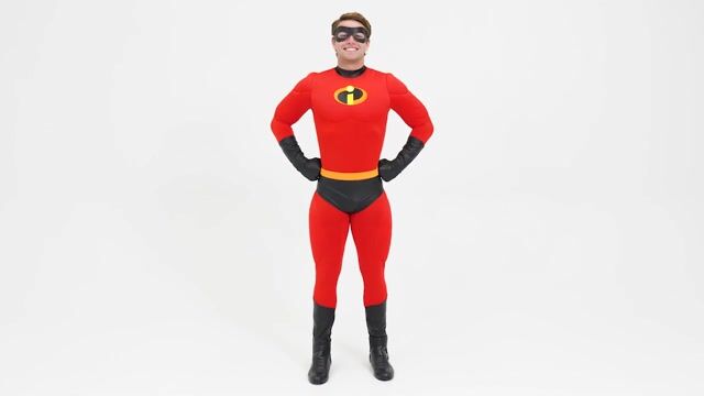 FUN4711AD The Incredibles Adult Deluxe Mr Incredible