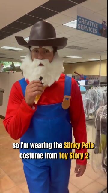 This exclusive Men's Disney and Pixar Toy Story Stinky Pete Costume is sure to make you the most memorable prospector at any event. Get ready to join the round-up and play your part as Stinky Pete with this charming costume!