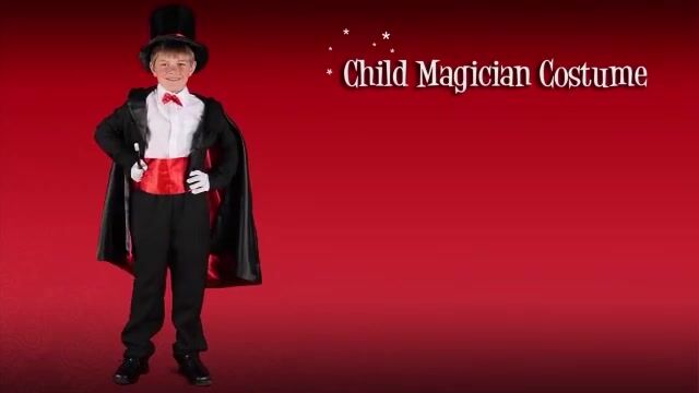 This Child Magician Costume has all the pieces needed to recreate a classic Magician's look. With cape and hat, the only thing he'll need is some magic tricks to become a Magician!