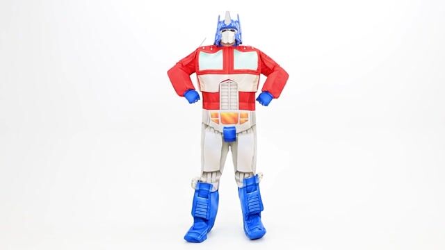FUN2527PL Plus Size Retro Optimus Prime Costume for Adults