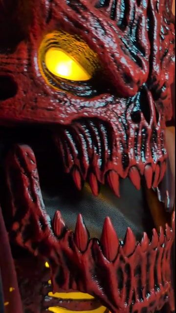 Dare to summon the demon of your darkest fears—Galthax has arrived! This exclusive Animated Galthax the Underworld Demon Decoration brings eerie realism to any haunted display, featuring terrifying sounds, eerie movements, and a sinister stare that cuts straight to the soul.
Once Galthax is unleashed, there's no turning back! Frighten everyone who walks up to your door with our exclusive Animated Galthax the Underworld Demon Decoration. With glowing eye, and menacing movements, it's suer to be a horrifying addition to your display.