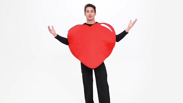 FUN0195AD Adult Heart Costume