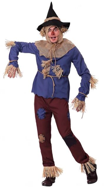 FUN6927AD Adult Patchwork Scarecrow Costume