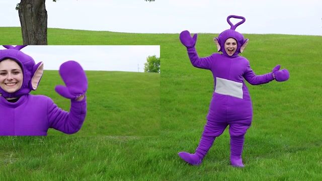 FUN1568AD Teletubbies Tinky Winky Unisex Costume