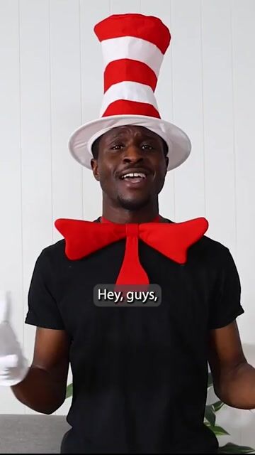 Whether you're hosting a reading event or getting into some playful mischief, this Adult Cat in the Hat Accessory Kit makes it easy to step into the world of Dr. Seuss. Just pop on the hat, tie the bow, and let the rhyming begin!