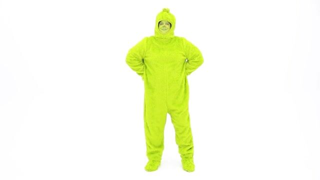 EL4513322 Dr. Seuss The Grinch Plus Size Open Face Costume