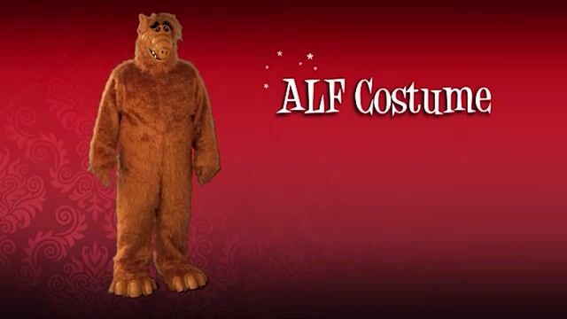 Get this Alf costume for adults and become your favorite tv character from the 80s. You can become the lovable alien life form that lived with the Tanner family with our awesome exclusive costume!