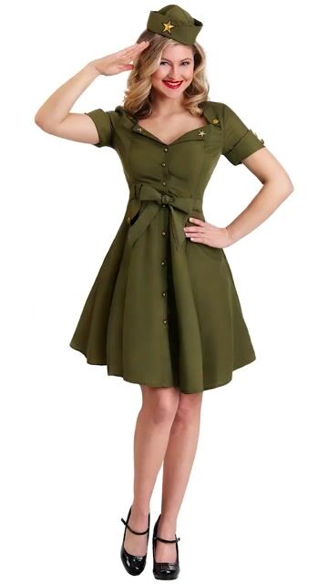 FUN6367AD Ai Women's Vintage Combat Cutie
