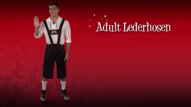 Germans come up with all kinds of great stuff, like Oktoberfest, good beer and this Adult Lederhosen costume. What will they think of next?