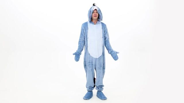 FUN4714AD Adult Deluxe Disney Eeyore Costume