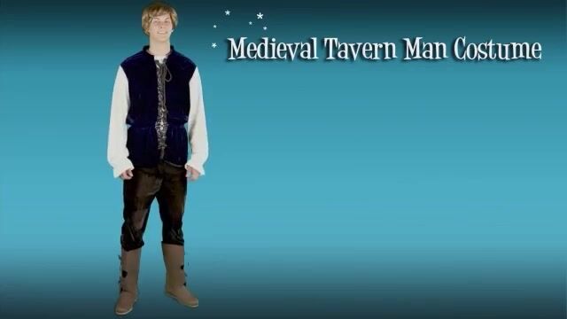 Get this Medieval Tavern Man Costume to attend a Renaissance Faire or a Halloween party. Pair it with a tavern wench costume for a historical couple's idea!