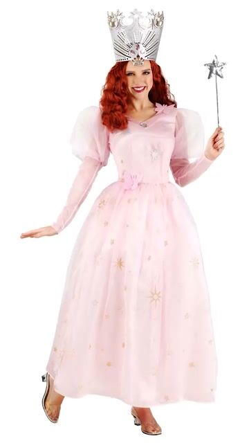 FUN1706AD Ai Women's Wizard of Oz Glinda Costume