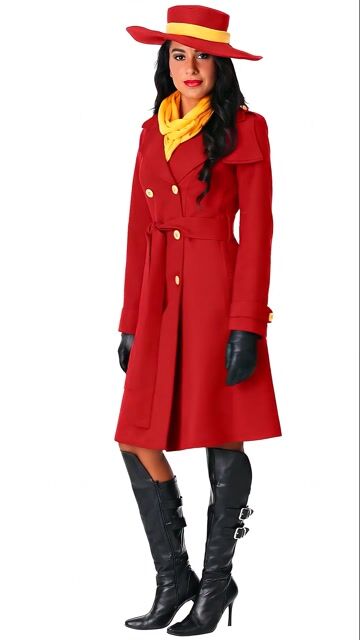 FUN6440PL Ai Women's Plus Carmen Sandiego Costume