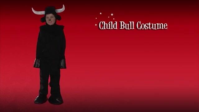 It will be the first annual running of the bulls at your place when your kid goes in our Child Bull Costume! Just keep him away from those matadors.