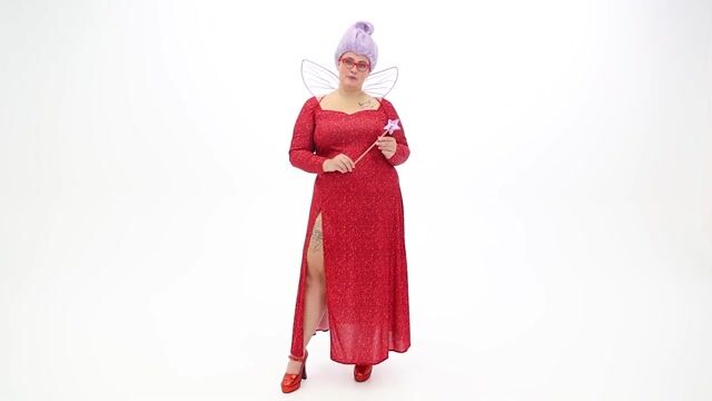 FUN94261PL Shrek Fairy Godmother Costume Plus Size