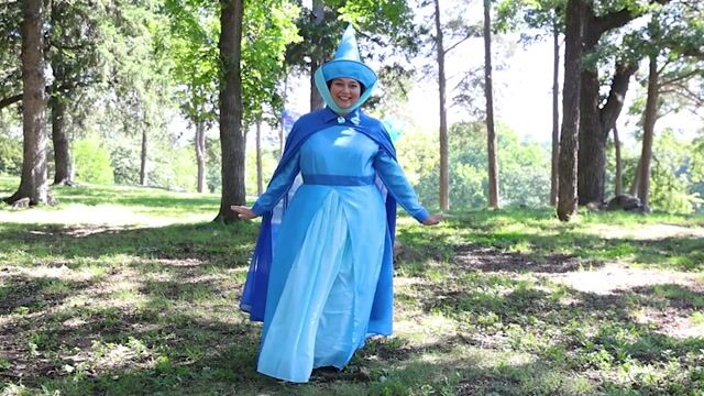 FUN7491PL Plus Size Disney Merryweather Sleeping Beauty Costume
