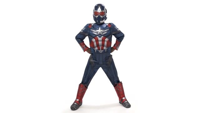 JWC4170 Captn America Sam Wilson QLX  360 Action